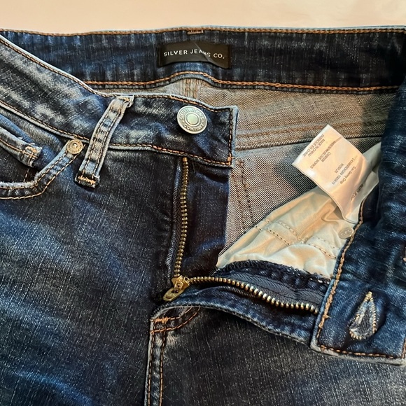 Silver Jeans Suki Skinny Crop Mid Rise Size 25 - Picture 16 of 16